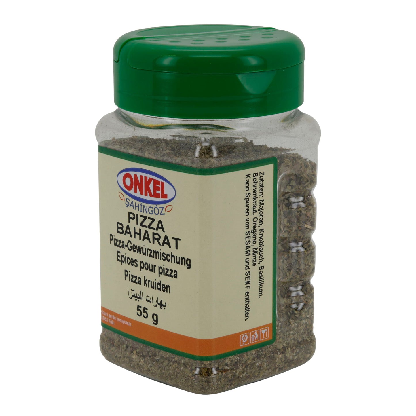 Miscela di spezie per pizza Onkel Şahingöz Pizza Baharat | Spezie | Per pizza | 55 g