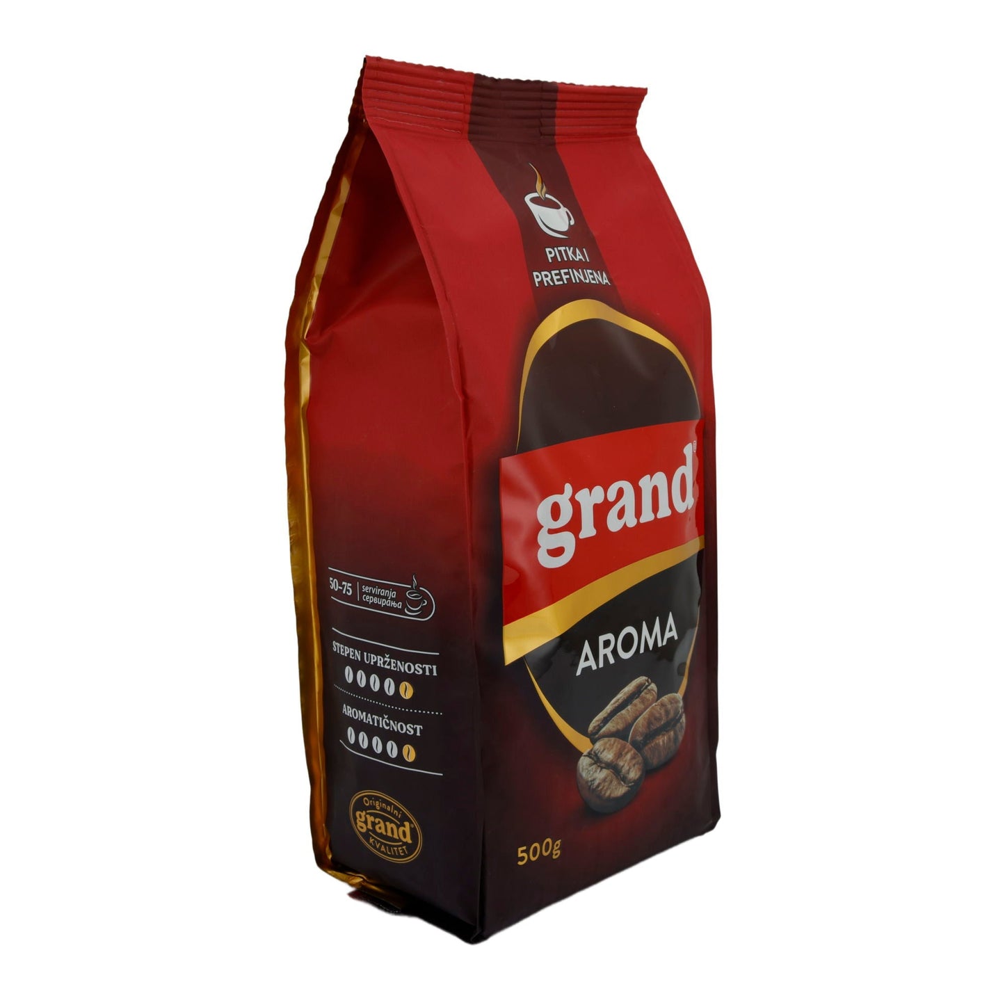 Premium Kaffee Grand Aroma | Kaffee | Vollmundiges Aroma | 500 g Verpackung GRAND