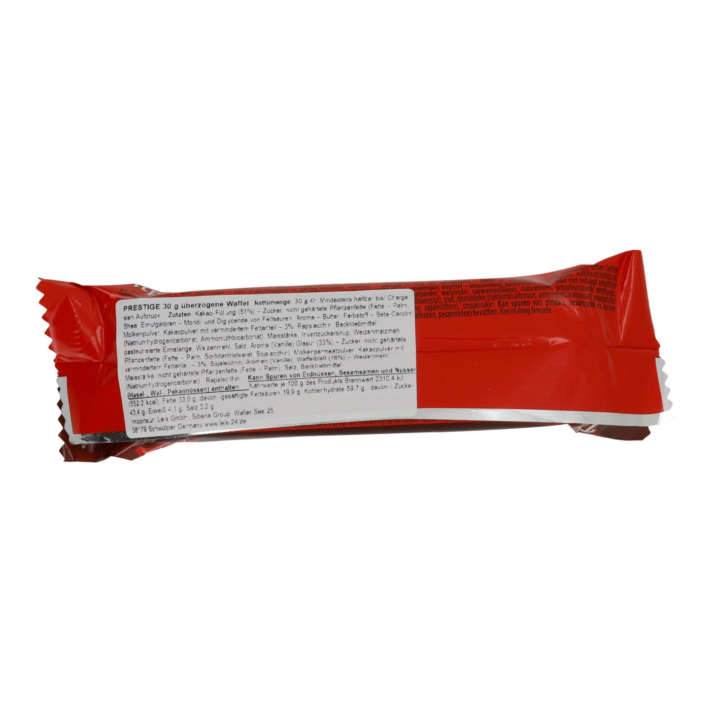 Prestige | Waffel mit Kakaocremefüllung | überzogen | 30 g