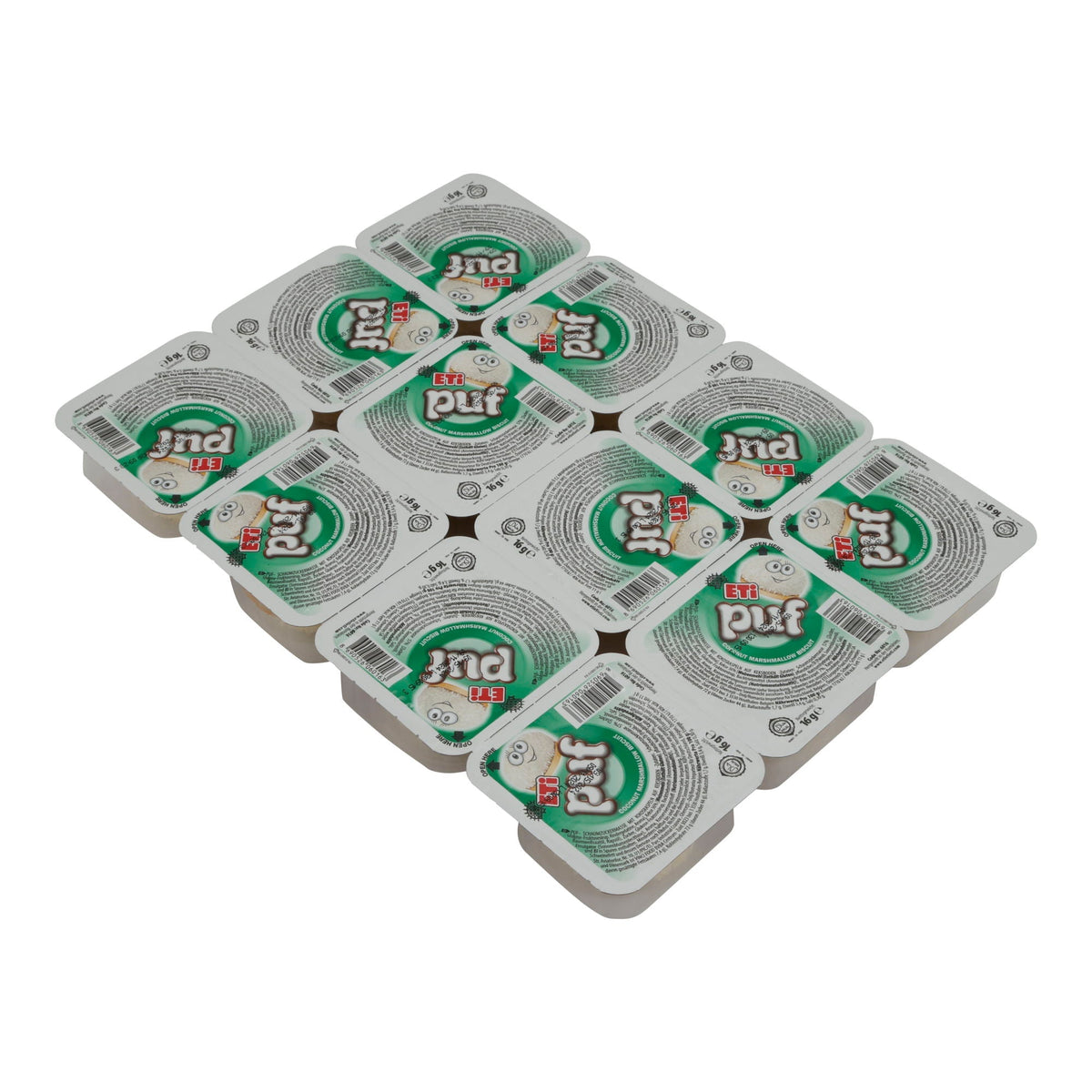 Puff mit Kokos ETI | Leckerer Snack | Mit Kokosgeschmack | 16 g pro Packung ETI