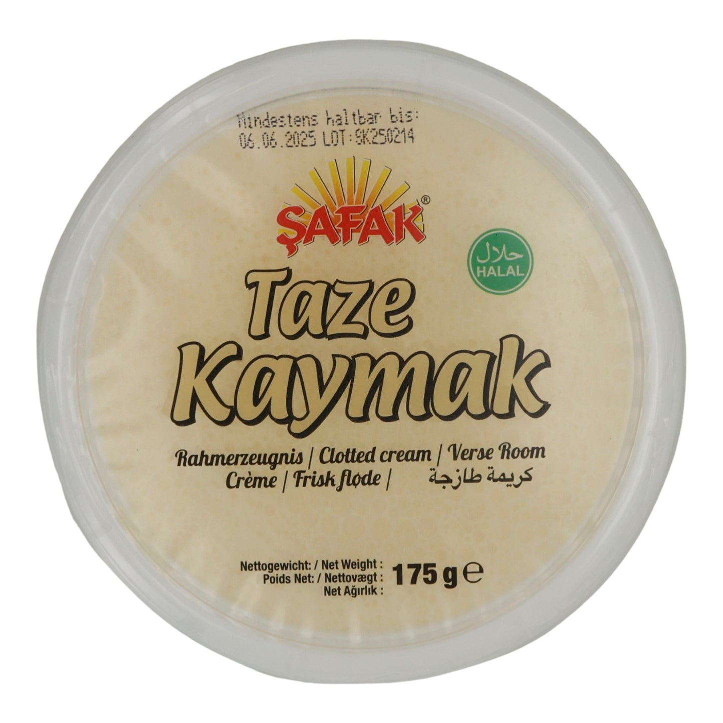 Rahmerzeugnis Safak Taze Kaymak | Rahmerzeugnis | 175 g SAFAK