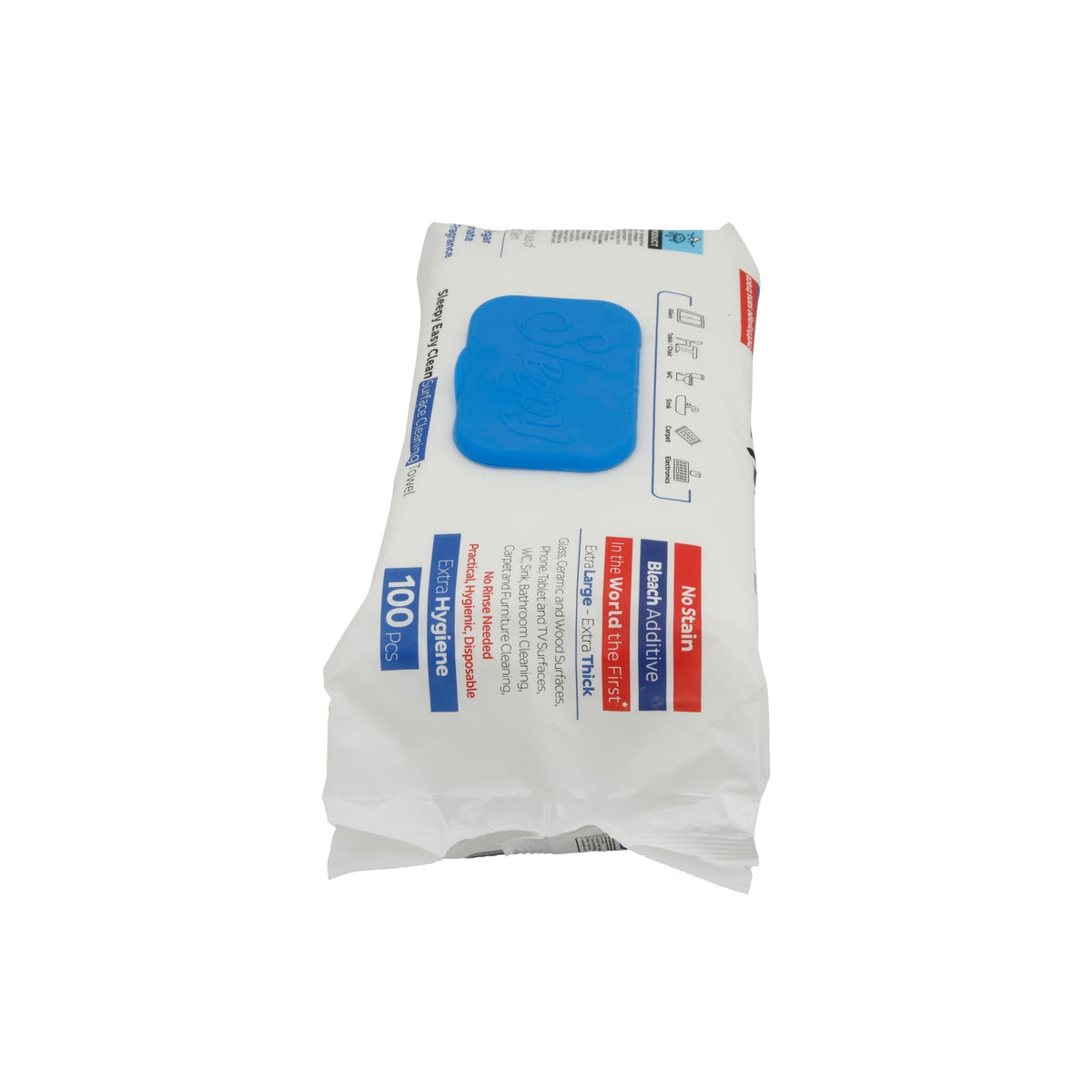 Reinigungstücher Sleepy Easy Clean | Feutchttücher für Oberflächen | Mit Essig & Blauer-Pinie-Duft | 100 Stück SLEEPY