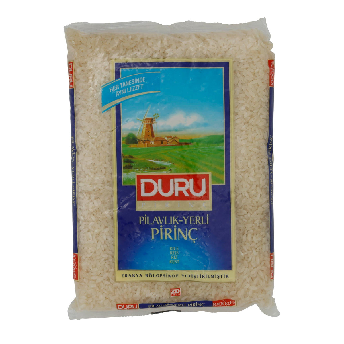 Reis Duru | Pilavlık-Yerli Pirinç | Hochwertige aus der Trakya-Region | 1000 g DURU
