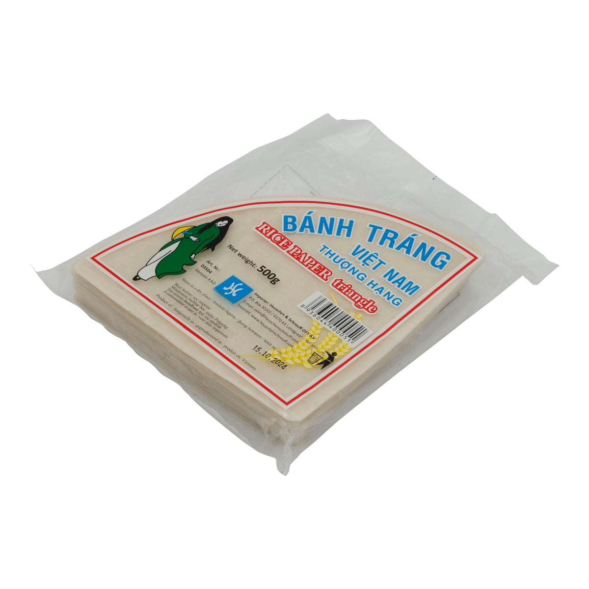 Reispapier Bánh Tráng | Dreieck | 500 g Packung THUONG HANG