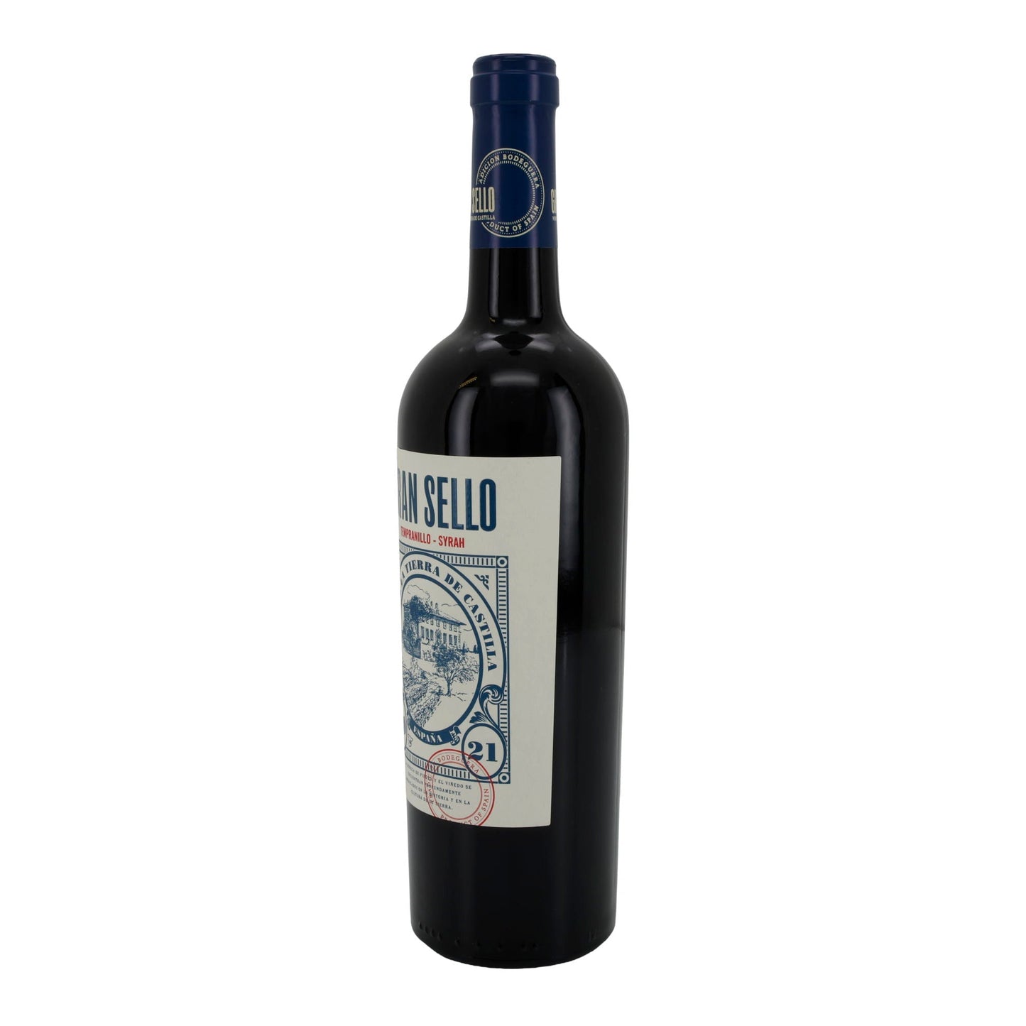 Rotwein Gran Sello | Tempranillo Syrah | 4 Monate Barrique | 750 ml Silca
