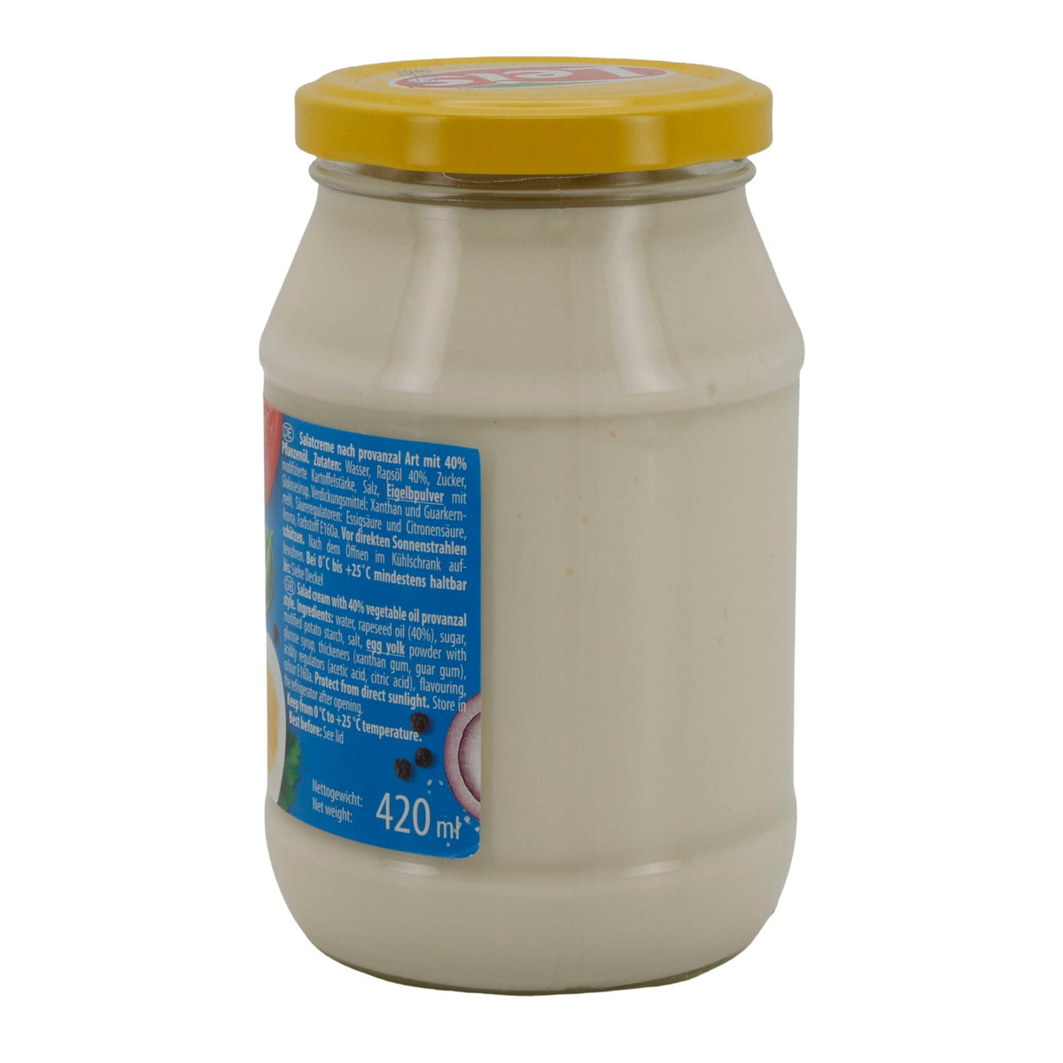 Salatcreme | Leis Provanzal Art | 420 ml | 40 % Rapsöl | laktosefrei LEIS