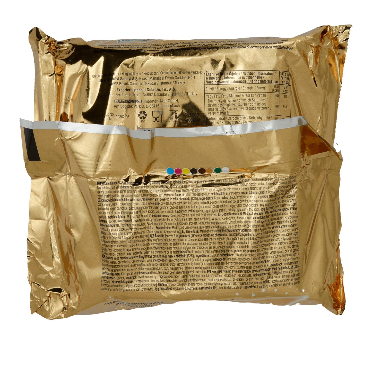 MARSHMALLOW COOKIES MINI WITH CHOCOLATE 3 PACK