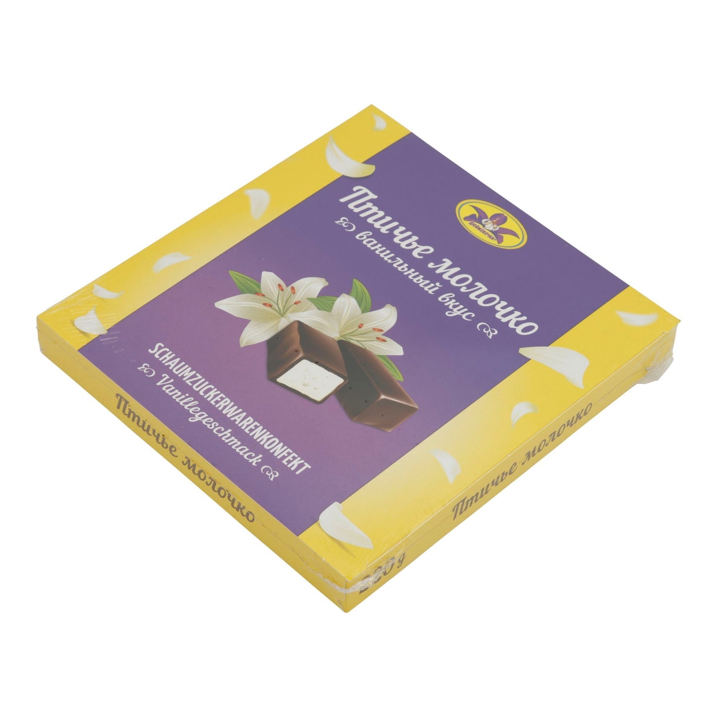 Schaumzuckerwaren Ptasie Mleczko | Süßware | Vanillegeschmack, zart, leichter Genuss | 220 g Djujmovotschka