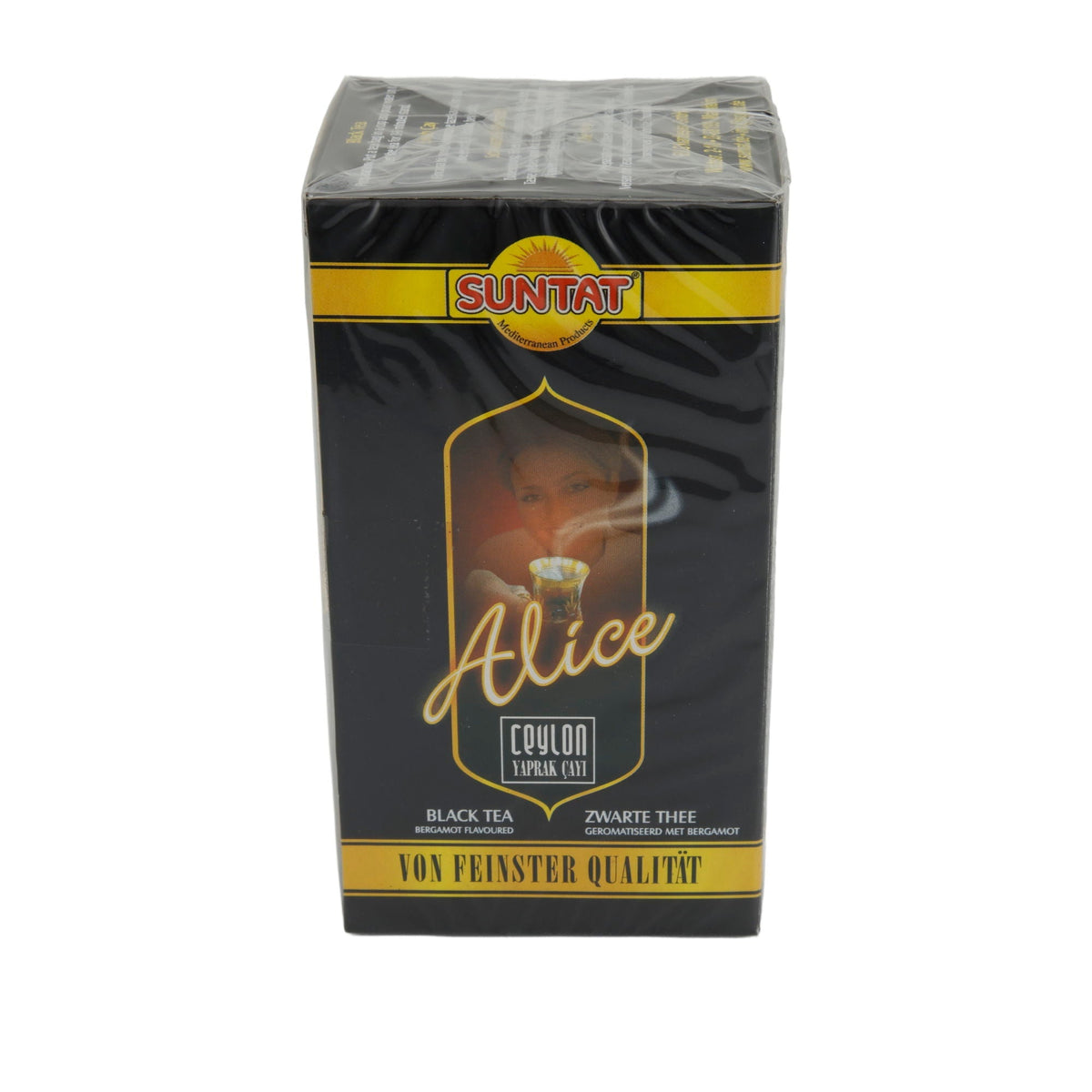 Schwarzer Tee Suntat | Alice Ceylon Tee | Aromatisiert mit Bergamotte | 43,75 g SUNTAT