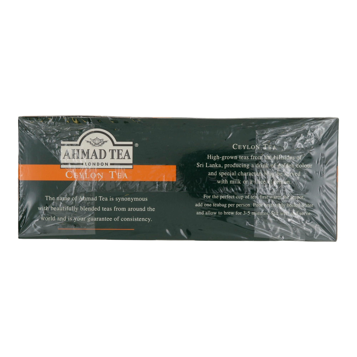 Schwarztee Ahmad Tea | Ceylon Tea | 110 Teebeutel inkl. 10 gratis | Kräftiger Tee aus Sri Lanka | 220g AHMAD TEA