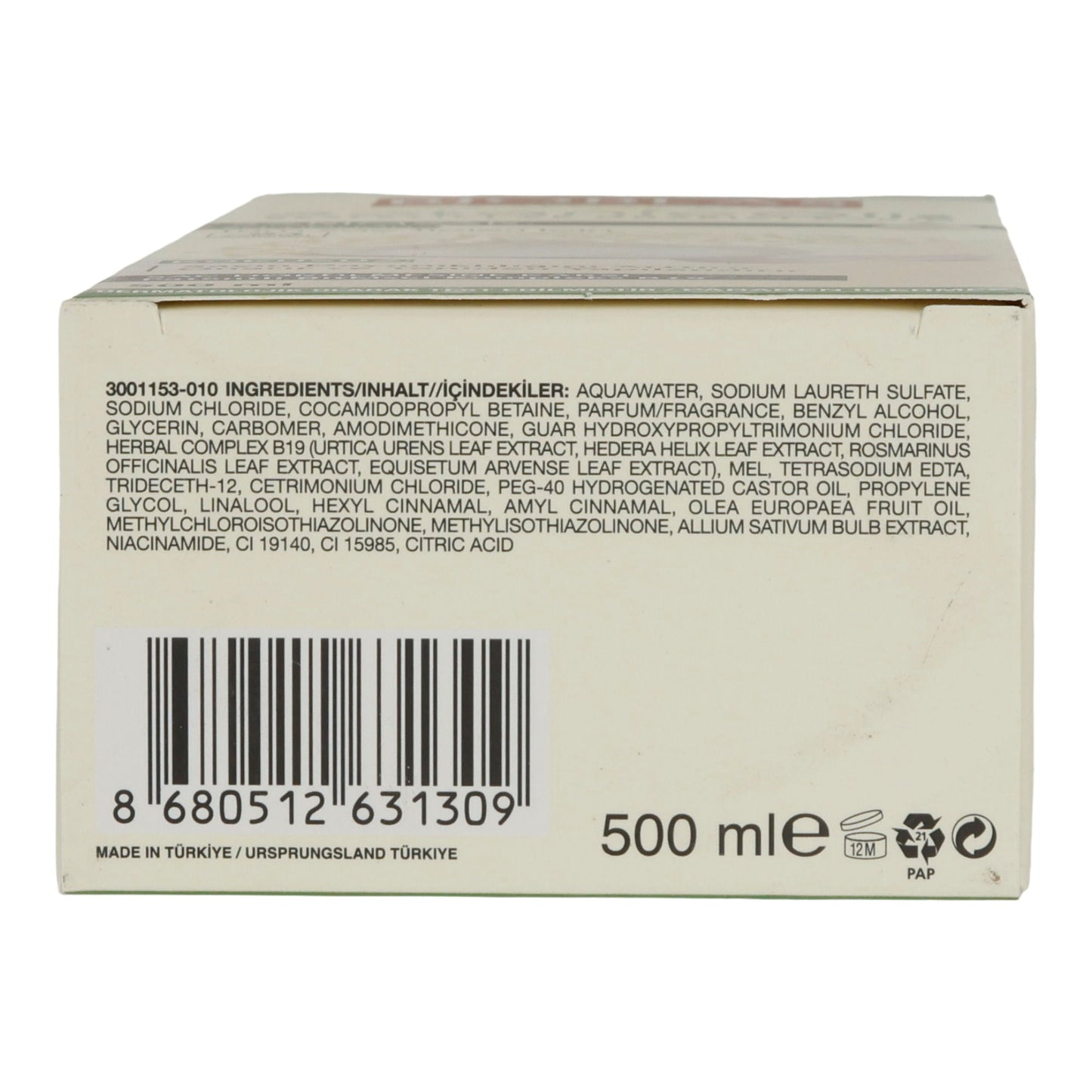 Shampoo Bioblas BotanicOils Shampoo all'Aglio | Shampoo | 500 ml