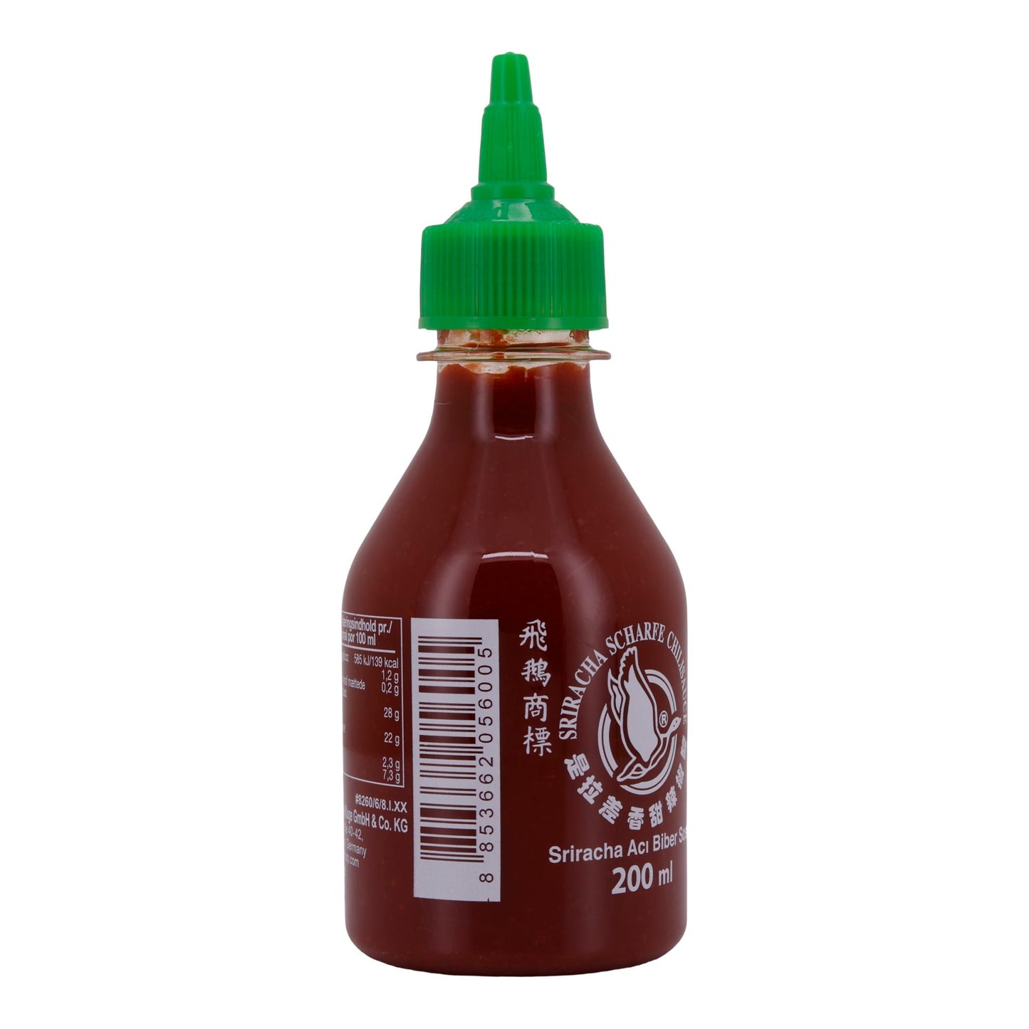Sriracha Chilisauce Scharf Flying Goose | Sauce | Thailändische Würzsauce | 200 ml