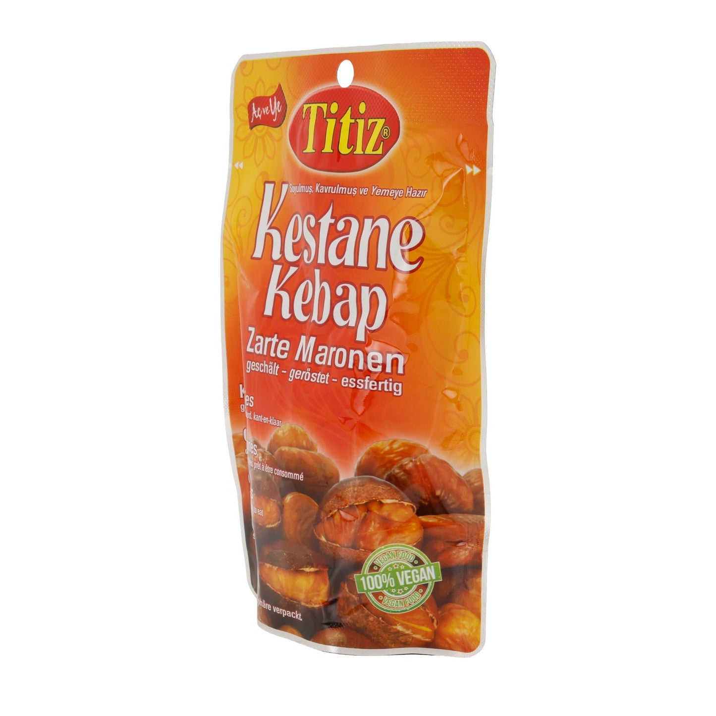 Titiz | Kestane Kebap – Zarte Maronen | geschält, geröstet & essfertig | 125 g TITIZ