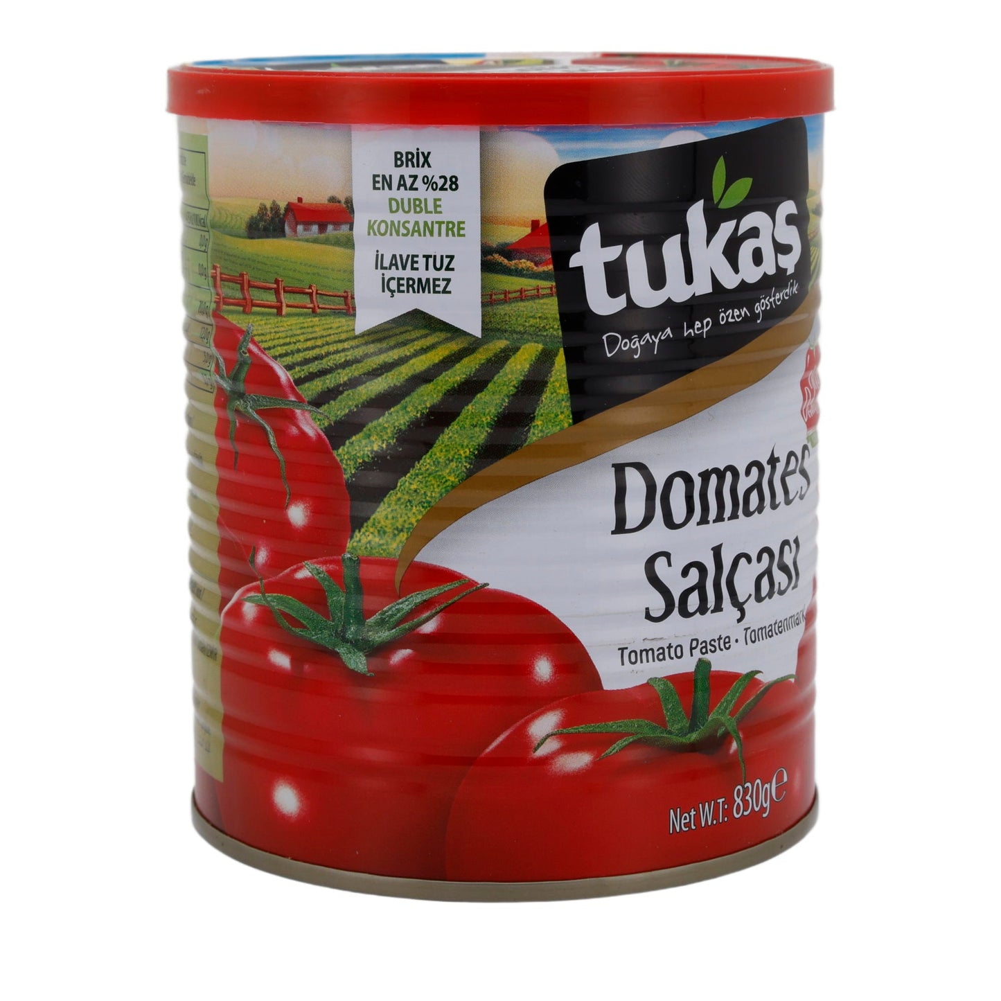 Tomatenmark Tukaş | Domates Salçası | Doppelt konzentriert, intensiv | 830 g