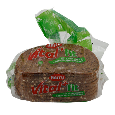 Vollkornbrot Harry | Vital + Fit | Mit Leinsamen und Sonnenblumenkernen | 500 g HARRY