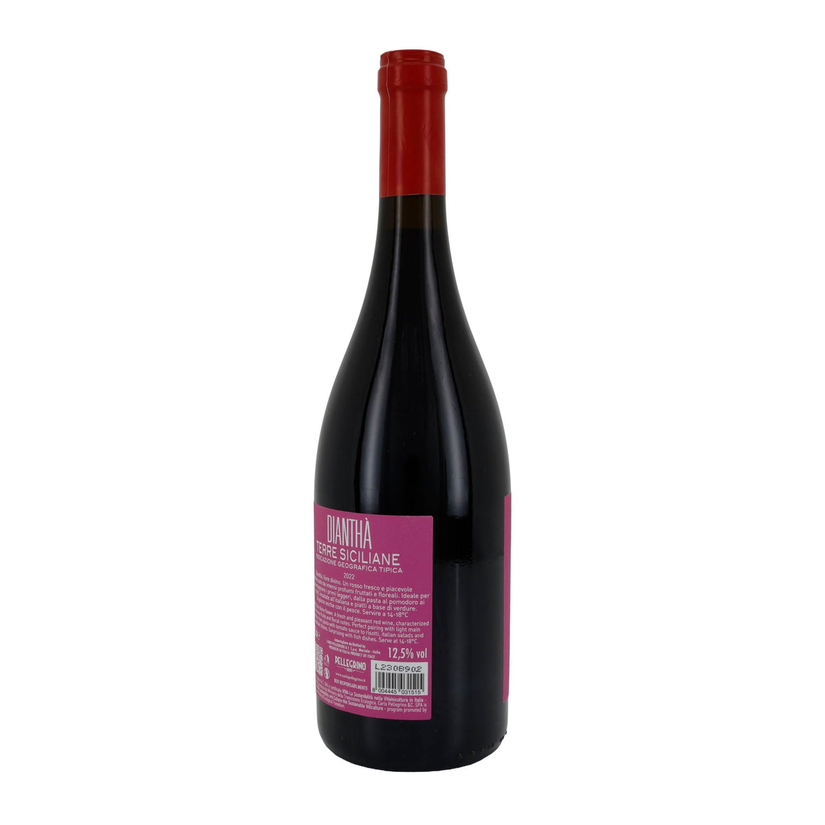 Wein Pellegrino Dianthà | Rosso | Terre Siciliane IGT Jahrgang 2022 | 750 ml Diantha