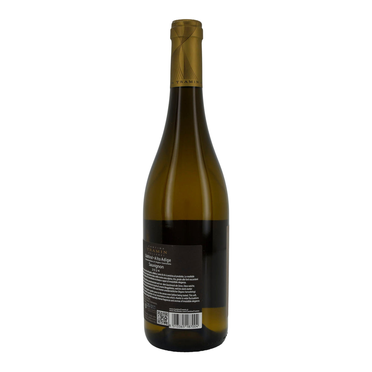 Weißwein Cantina Tramin | Sauvignon | Südtiroler Weißwein DOC Jahrgang 2024 | 750 ml Tramin