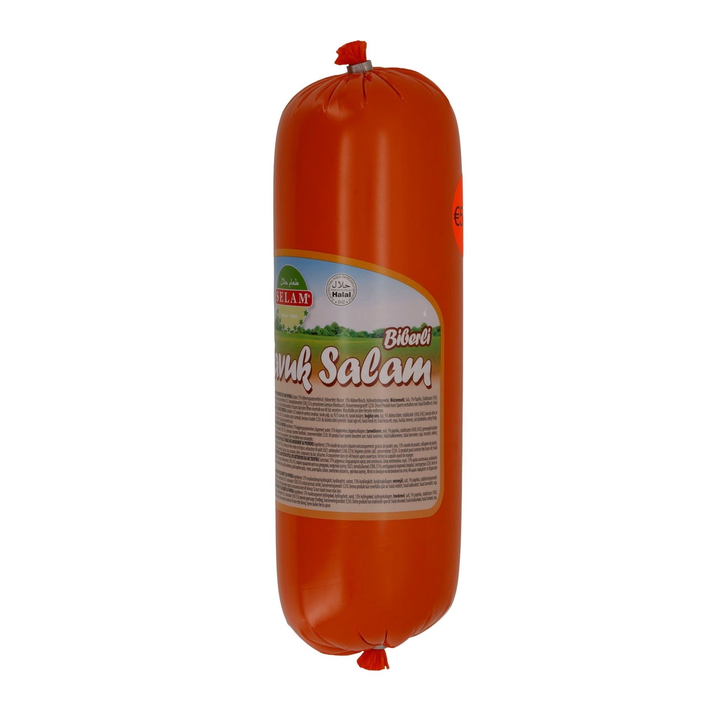 Wurst Selam | Tavuk Wurst | Halal-Hähnchenwurst, Pfeffer, herzhaft | 1600 g SELAM