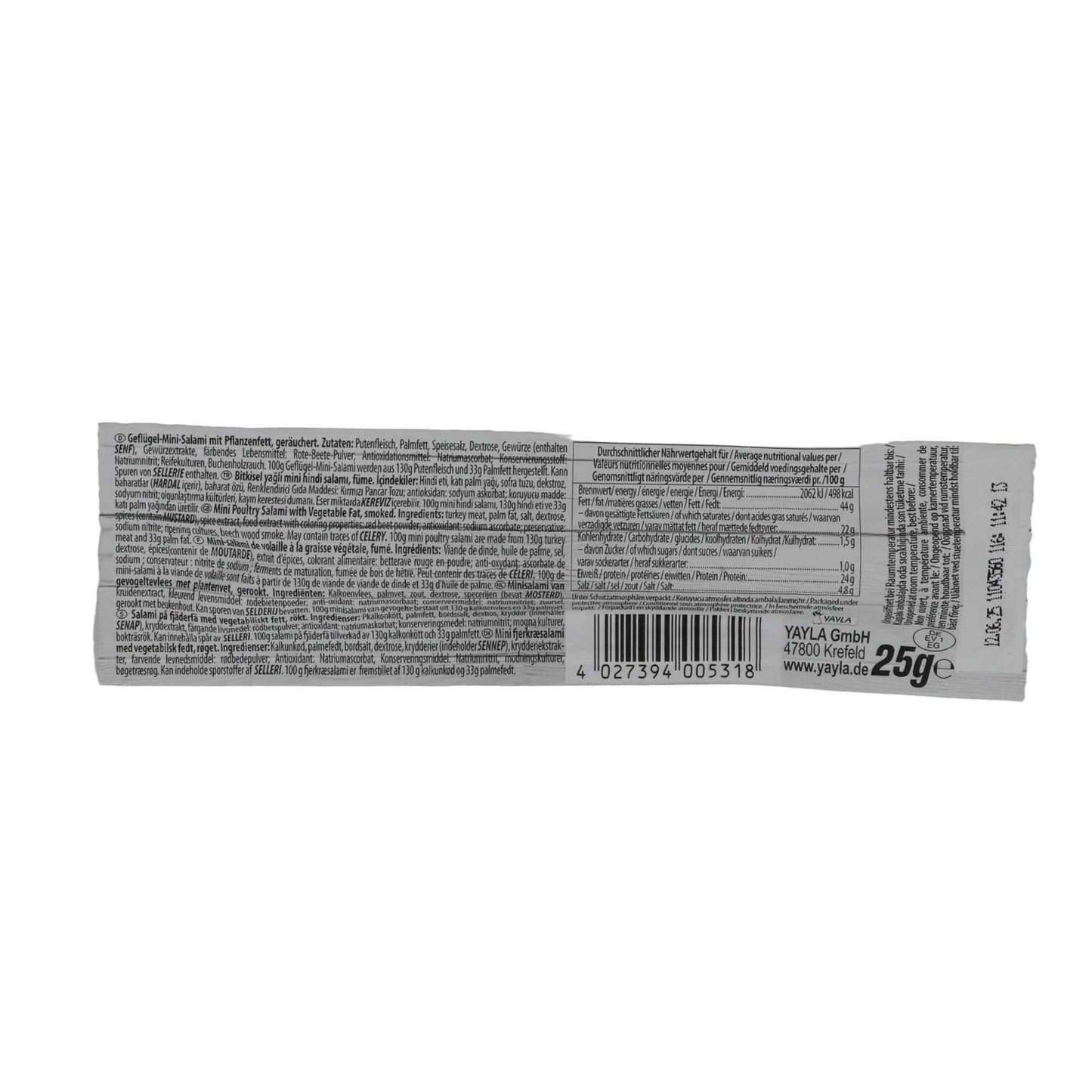YAYLA TURKEY SNACK 25G