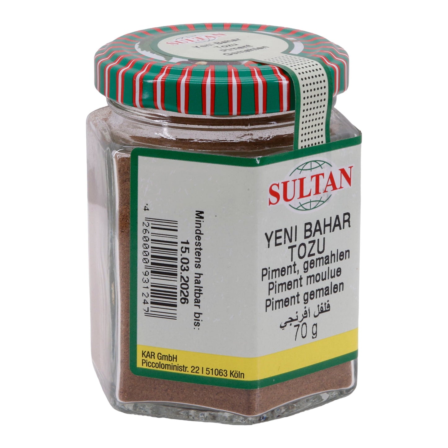 Yeni Bahar Tozu Sultan | Gewürz | Gemahlener Piment | 70 g