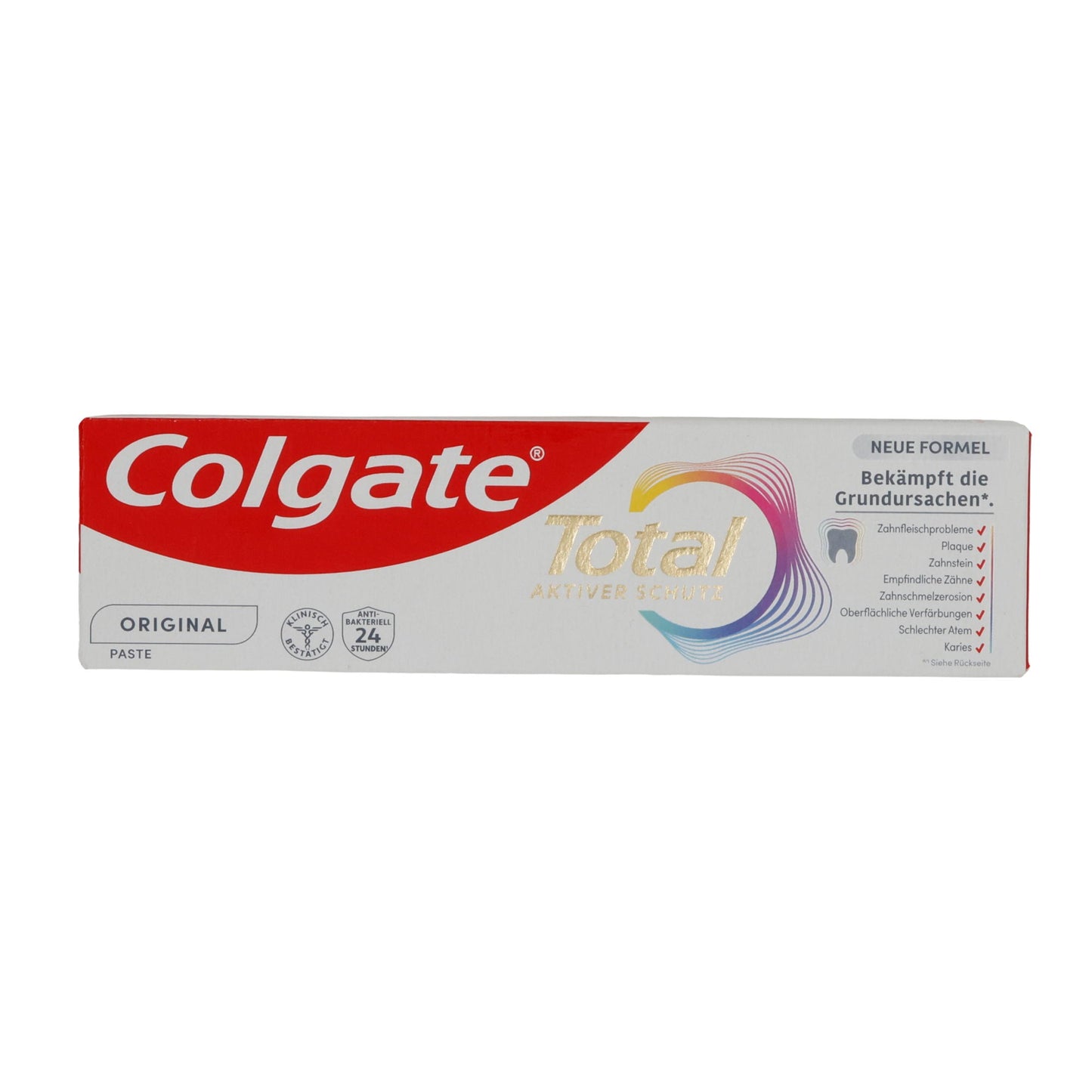 Zahnpasta Colgate Total | Original | Aktiver Schutz gegen Plaque, Karies & Zahnstein | 75 ml