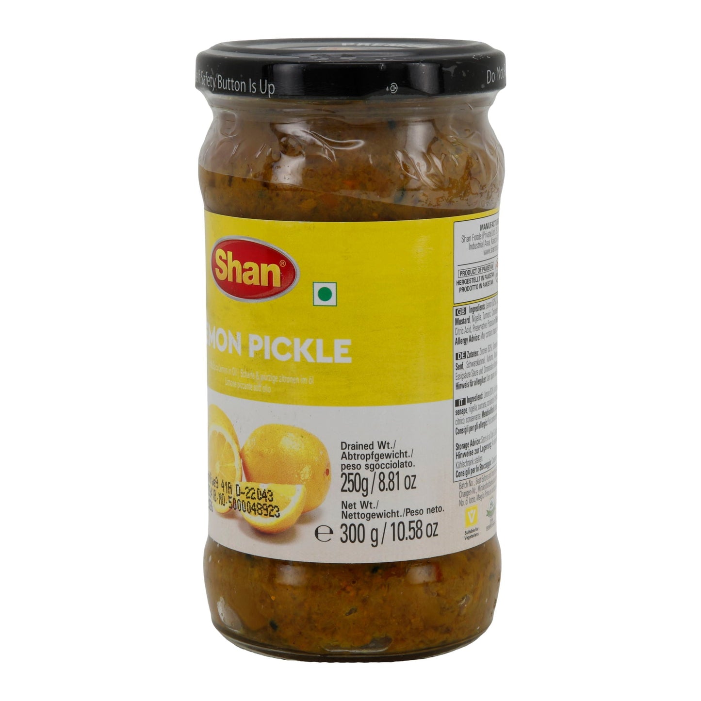 Zitronen-Pickle Shan | Lemon Pickle | würzig in Öl | 300 g Glas SHAN