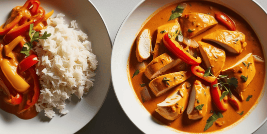 Paprika-Hähnchen mit Reis – Schnell, würzig & einfach lecker!