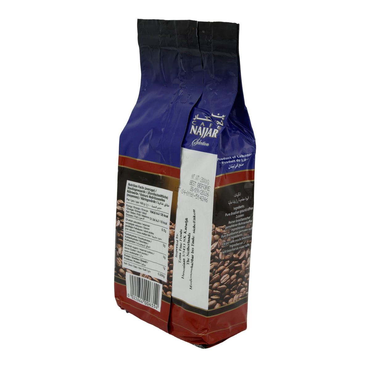Kaffee Café Najjar | Selection Arabica 100 % | Gemahlener Kaffee | 200 g