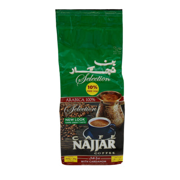 Kaffee Café Najjar | Selectie Arabica 100 % met kardemom | Gemalen koffie | 200 g + 20 g