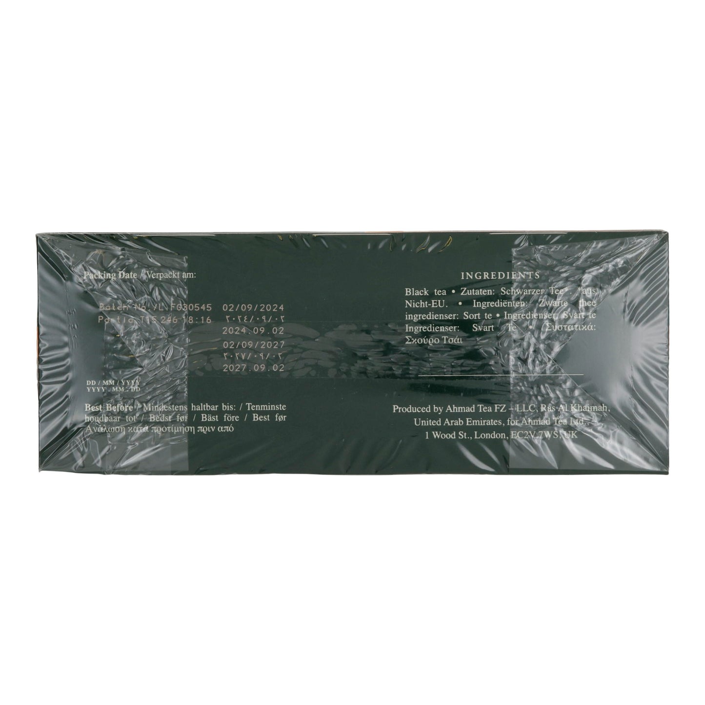 100-pack Tagged Ceylon Tea t/b, Ahmad Tea