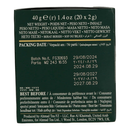 6x20 Aluminum Tea Bags Classic Selection, Ahmad Tea