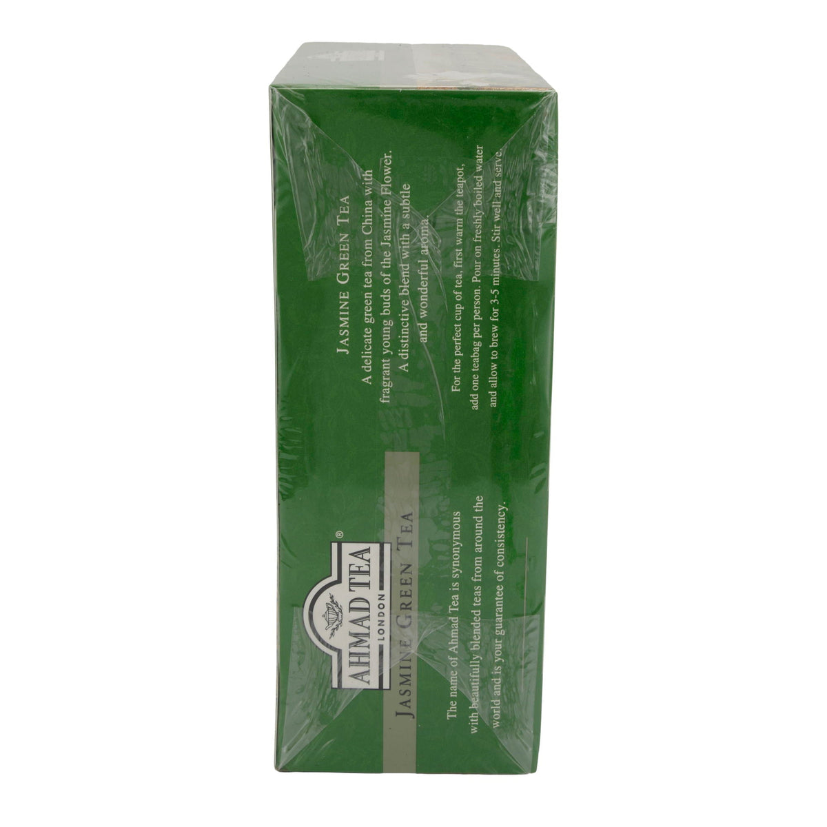 Grüner Tee Ahmad Tea Jasmine Green Tea | hochwertig mit blumigem Jasmin-Aroma | 100 Teebeutel | 200 g