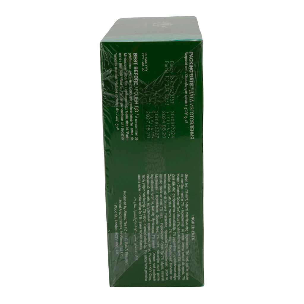 100-Count Tagged Mint Green Tea Bags, Ahmad Tea