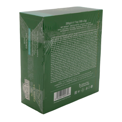100-Count Tagged Mint Green Tea Bags, Ahmad Tea