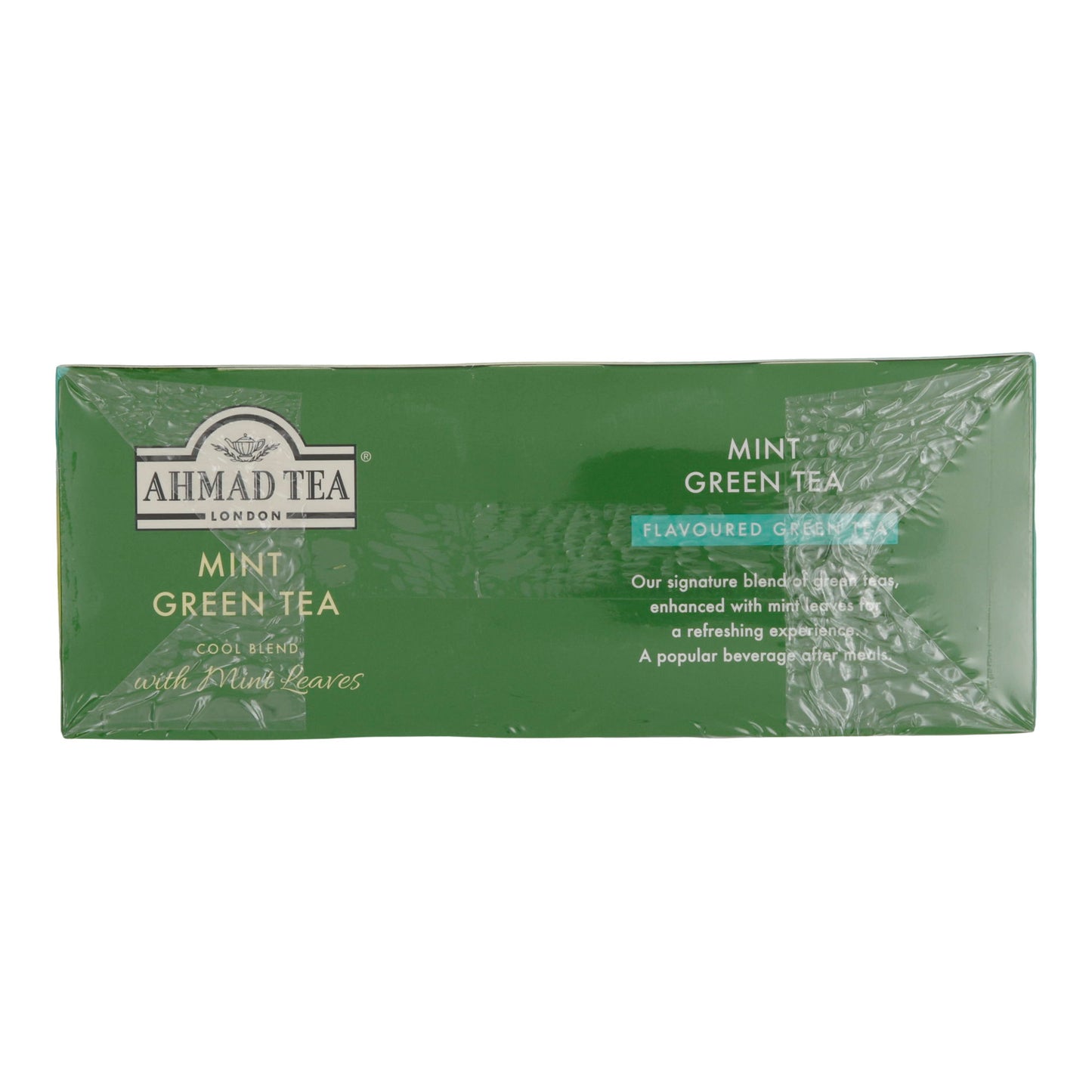 100-Count Tagged Mint Green Tea Bags, Ahmad Tea