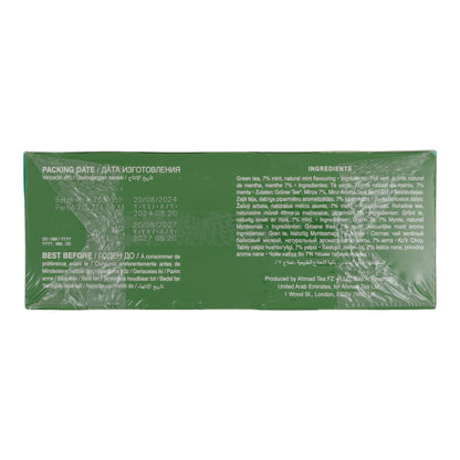 100-Count Tagged Mint Green Tea Bags, Ahmad Tea
