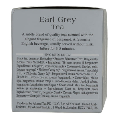 6x20 Aluminum t/b Earl Grey, Ahmad Tea