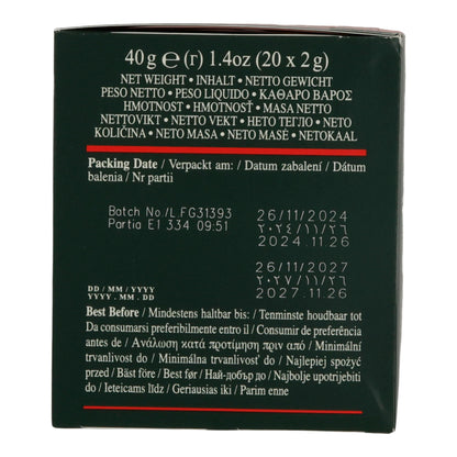 6x20 Aluminum English Breakfast Tea Bags, Ahmad Tea