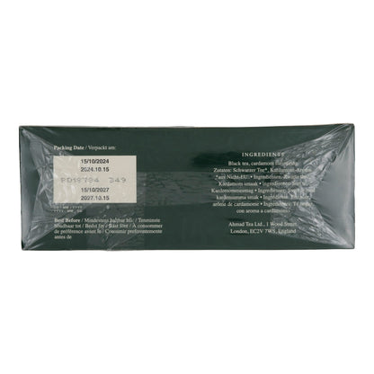 100 sachets de cardamome étiquetés t/b, Ahmad Tea