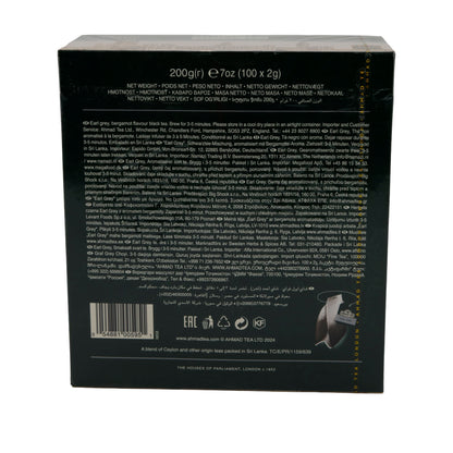 100er Tagged Earl Grey tea bags, Ahmad Tea