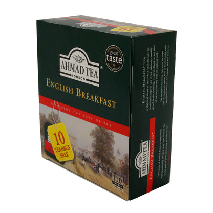 English Breakfast Ahmad Tea | Schwarzer Tee | Teebeutel | 220 g, 110 Beutel