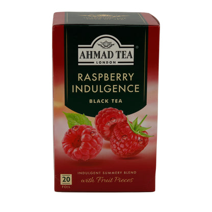 6x20 Aluminum Tea Bags Raspberry Indulgence, Ahmad Tea