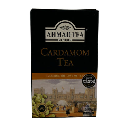 Ahmad Tea Cardamom Tea | Schwarzer Tee mit Kardamom | Aromatisch & lose | 500 g
