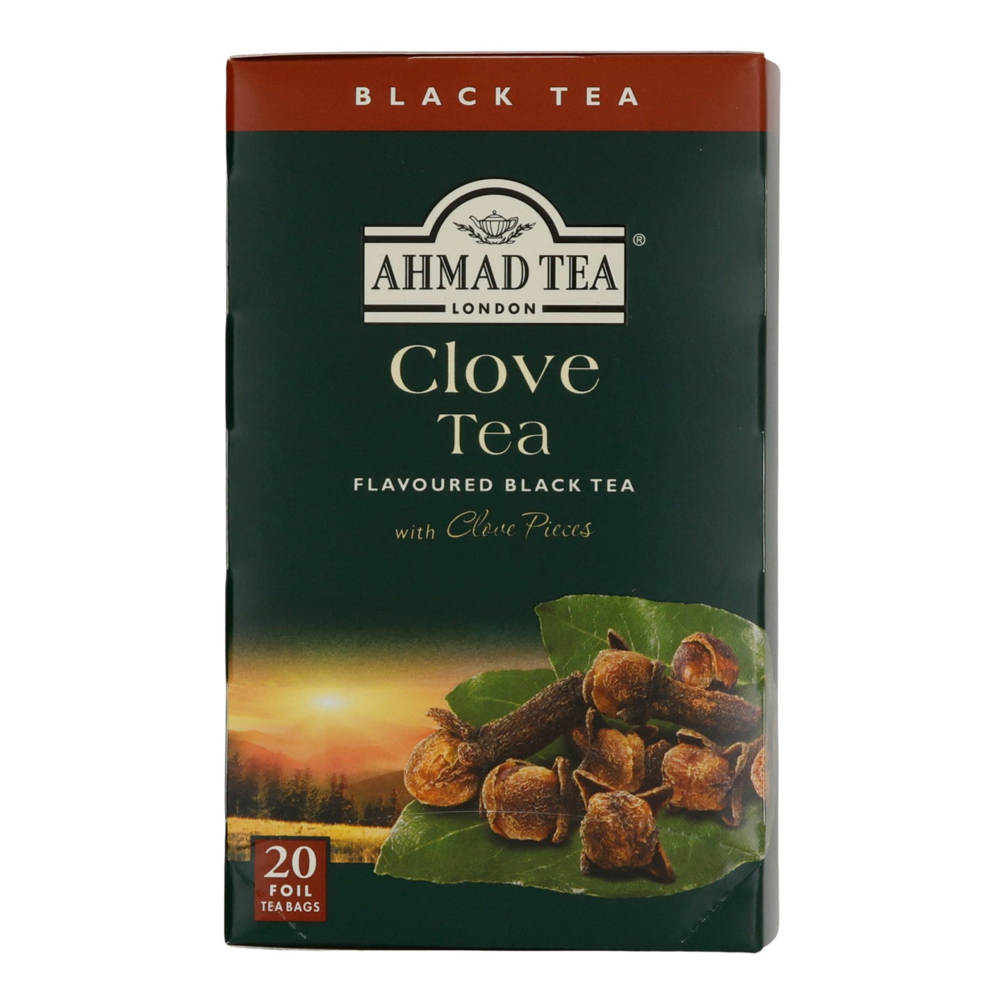 6x20 Aluminum Tea Bag Clove Tea, Ahmad Tea