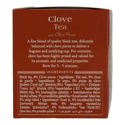 6x20 Aluminum Tea Bag Clove Tea, Ahmad Tea