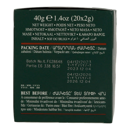 6x20 Aluminum Tea Bag Clove Tea, Ahmad Tea