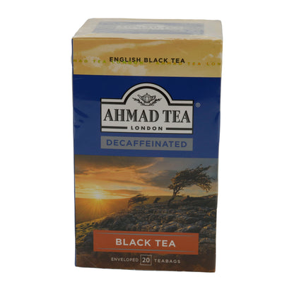 6x20 Aluminum t/b Decaffeinated Black Tea, Ahmad Tea