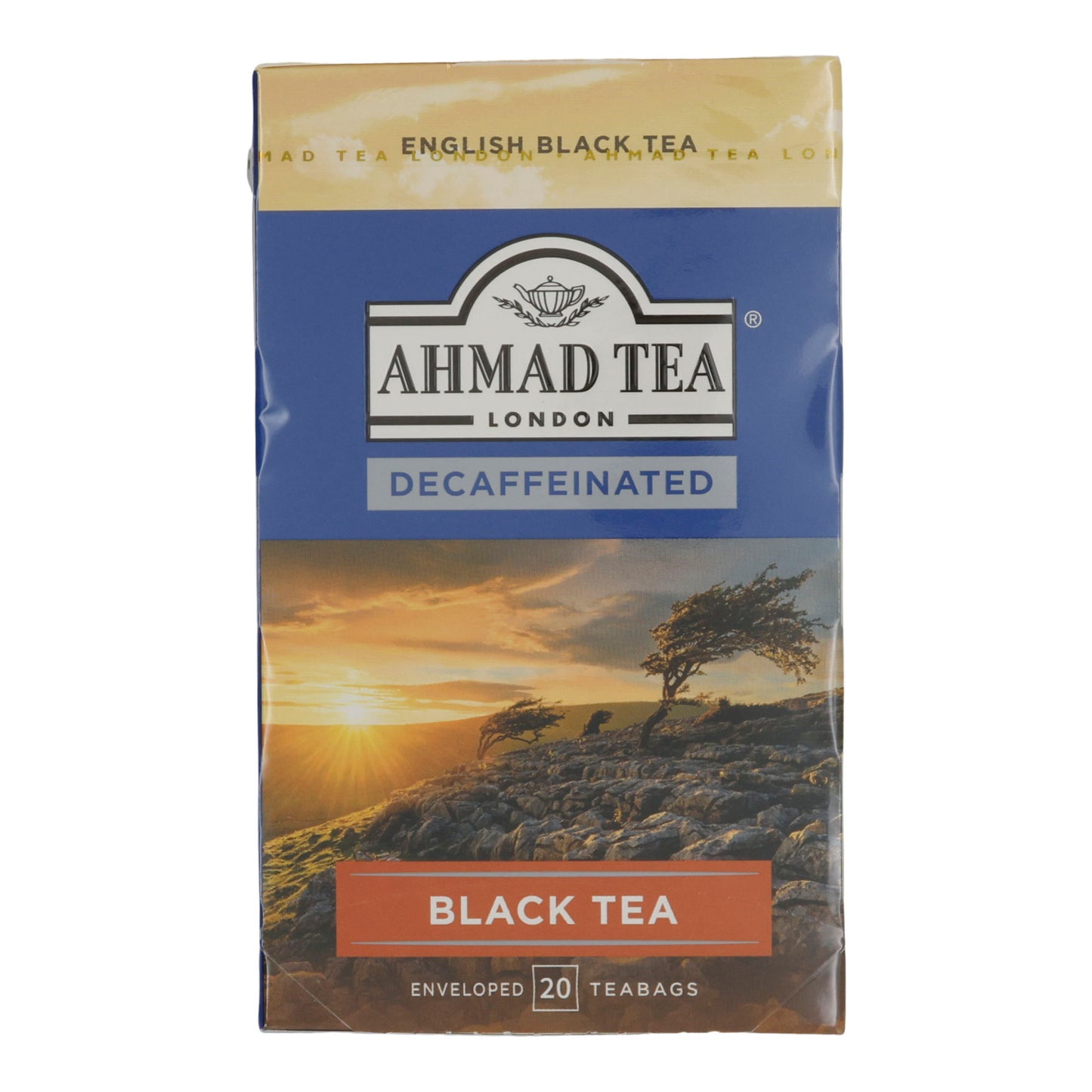6x20 Aluminum t/b Decaffeinated Black Tea, Ahmad Tea