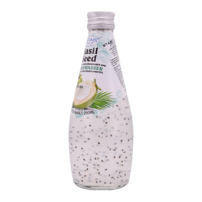 Basil Seed Drink Star Fresh | Refreshing | With Coconut Water | 290 ml