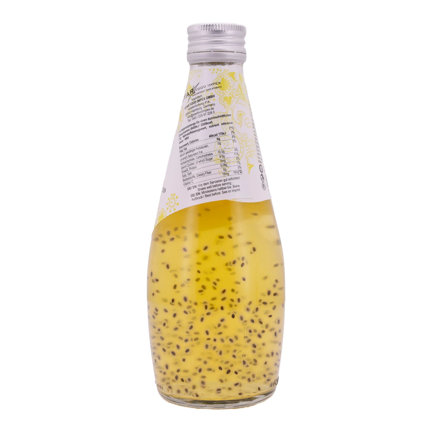 Boisson aux graines de basilic Star Fresh | Rafraîchissant | Avec jus d'ananas | 290 ml